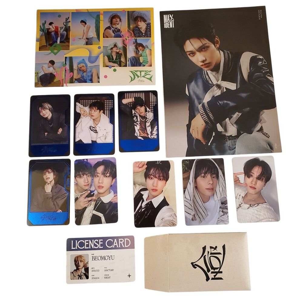 Stray Kids SKZ Official Photocard Assortment Lot Mini Poster Postcard License